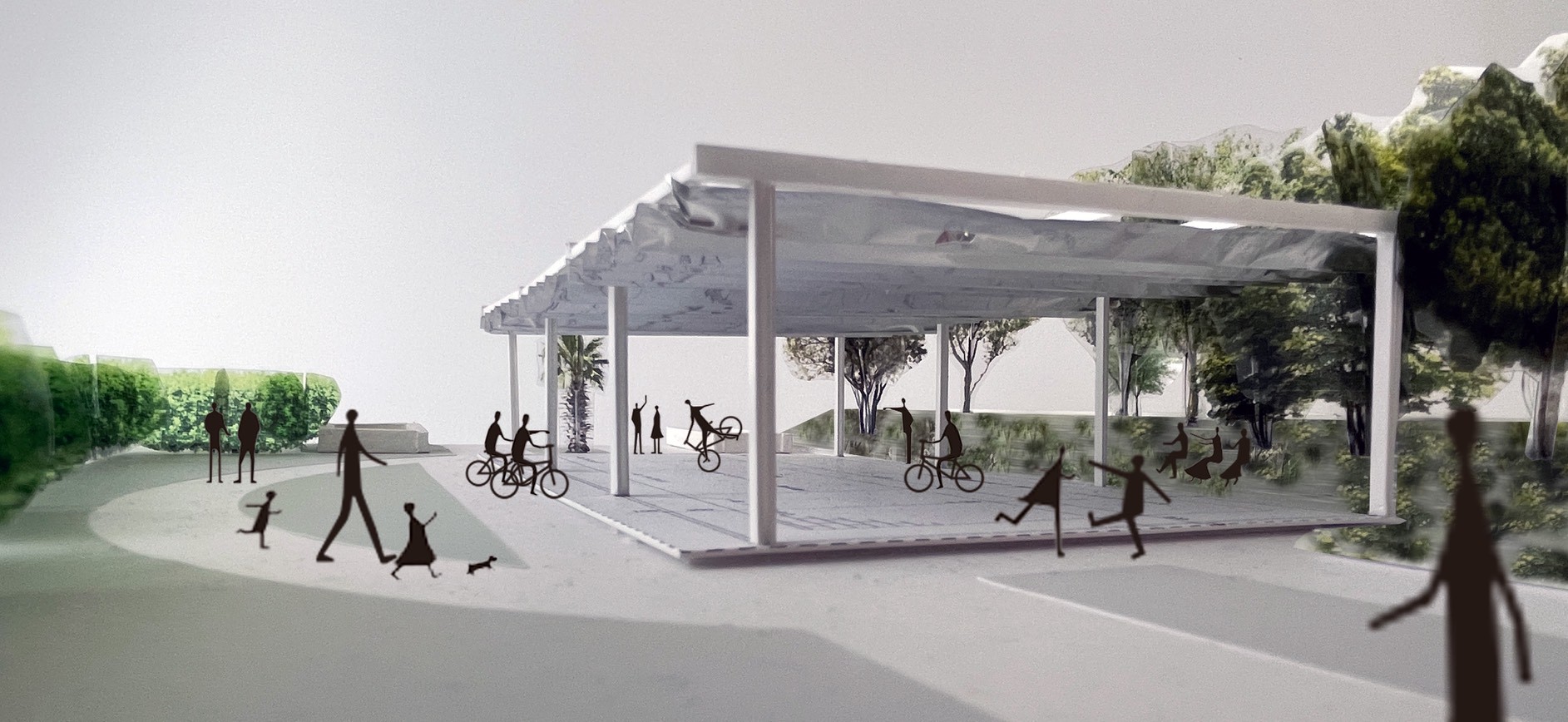 広島県呉市のポートピアパーク及び天応公園内のアーバンスポーツ施設（BMXエリア）