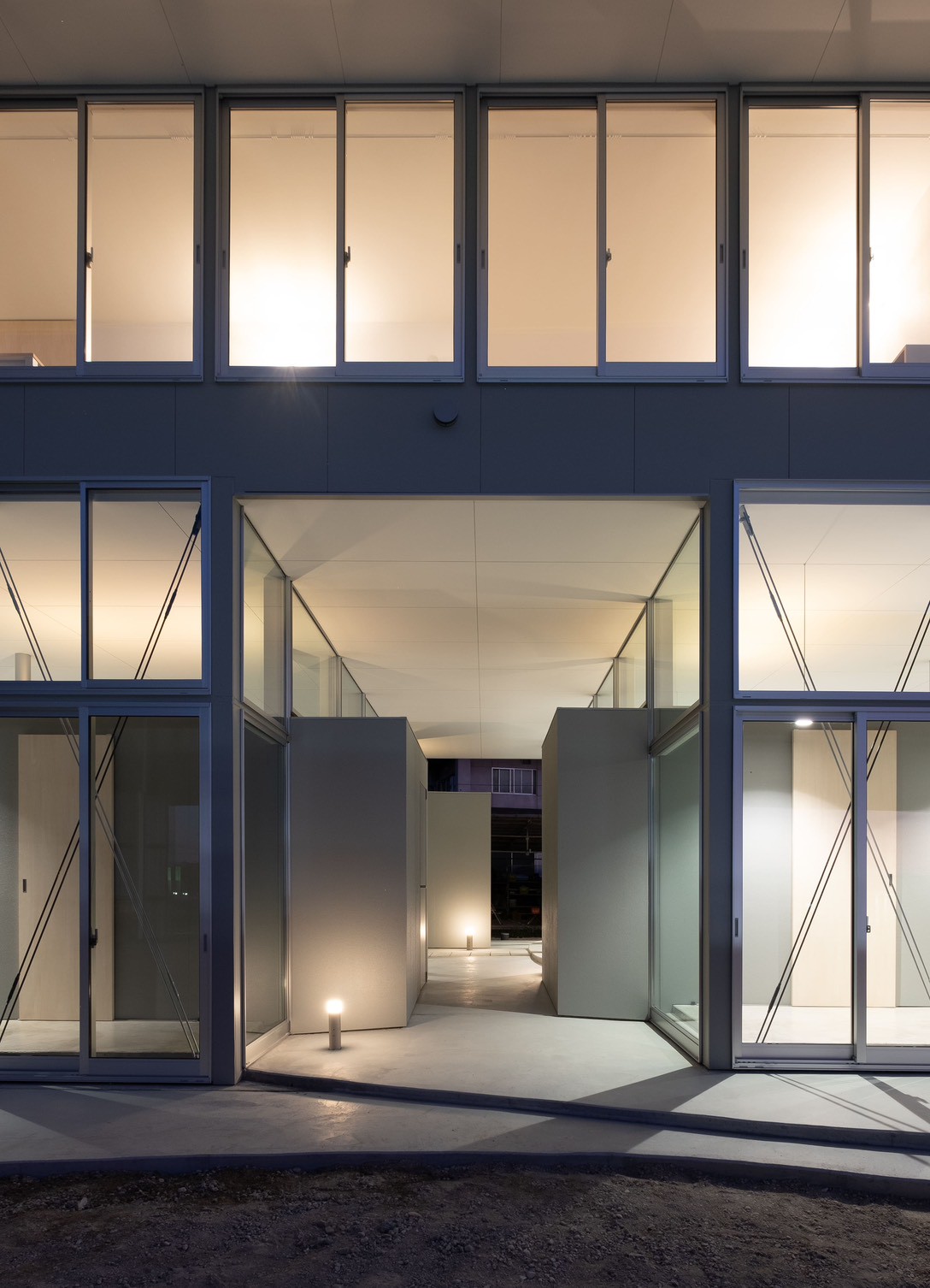 広島県の新社屋　正面