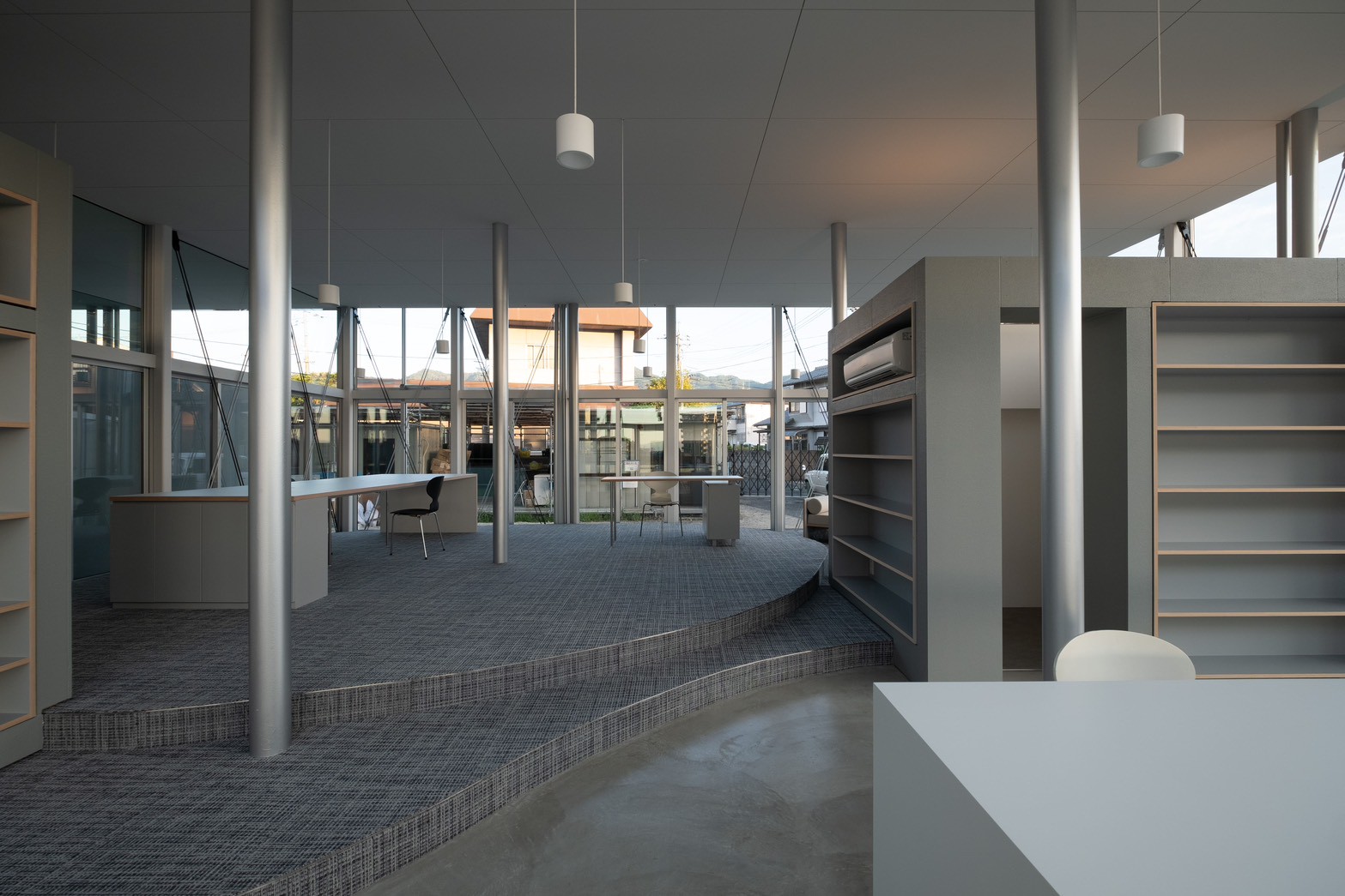 広島県の新社屋　室内